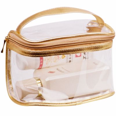 Clear Cosmetic Package Bag Personalizable